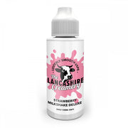 The Lancashire Creamery Strawberry Milkshake Deluxe 100ml Shortfill