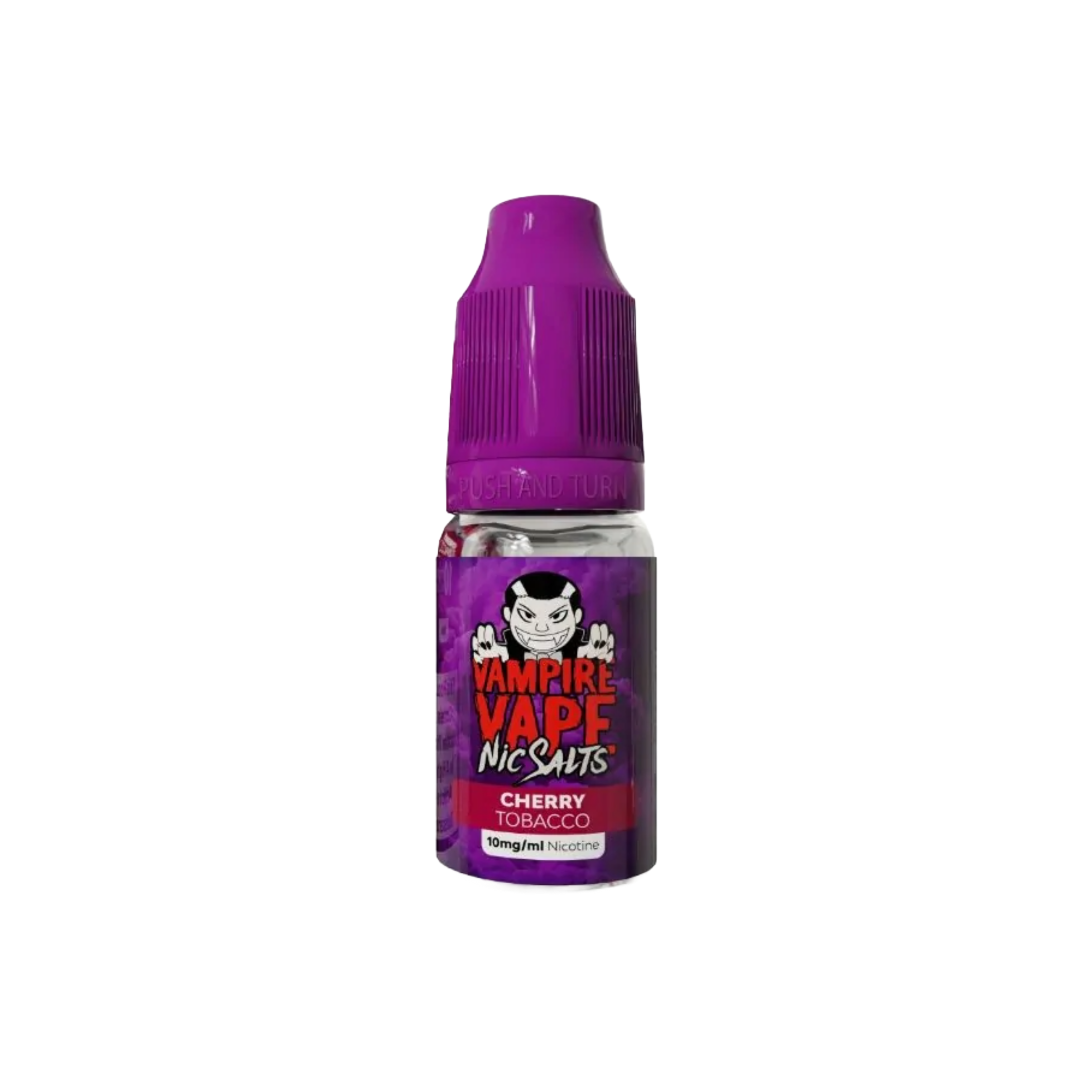 Vampire Vape Cherry Tobacco Nic Salts in a 10ml Bottle Size