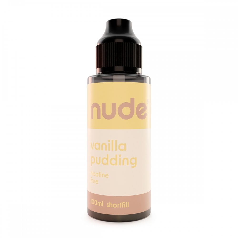Nude E-liquids Vanilla Pudding 100ml Shortfill