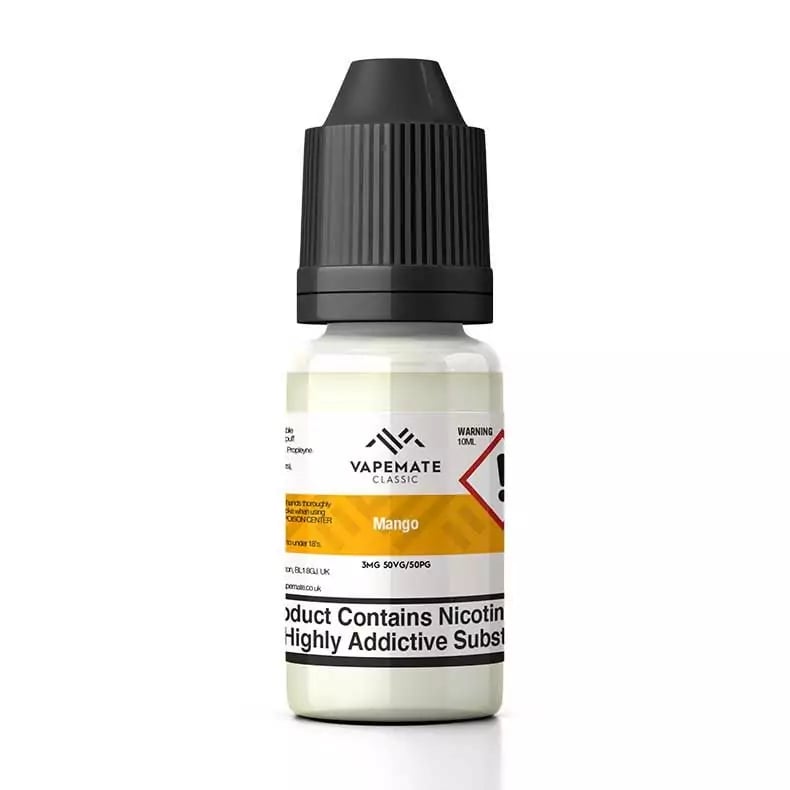 Vapemate Classic Mango Freebase E-liquid in a 10ml Bottle Size