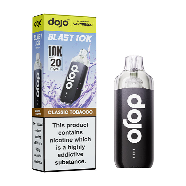 Vaporesso Dojo Blast 10k Classic Tobacco Kit including device and pre-filled pod