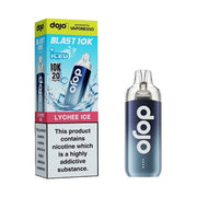Vaporesso Dojo Blast 10k Lychee Ice Kit including device and pre-filled pod