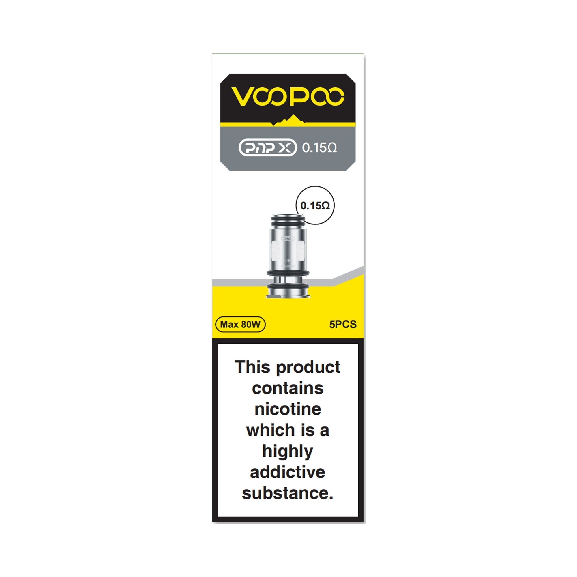 Voopoo PnP X Coils 0.15ohm 5pcs