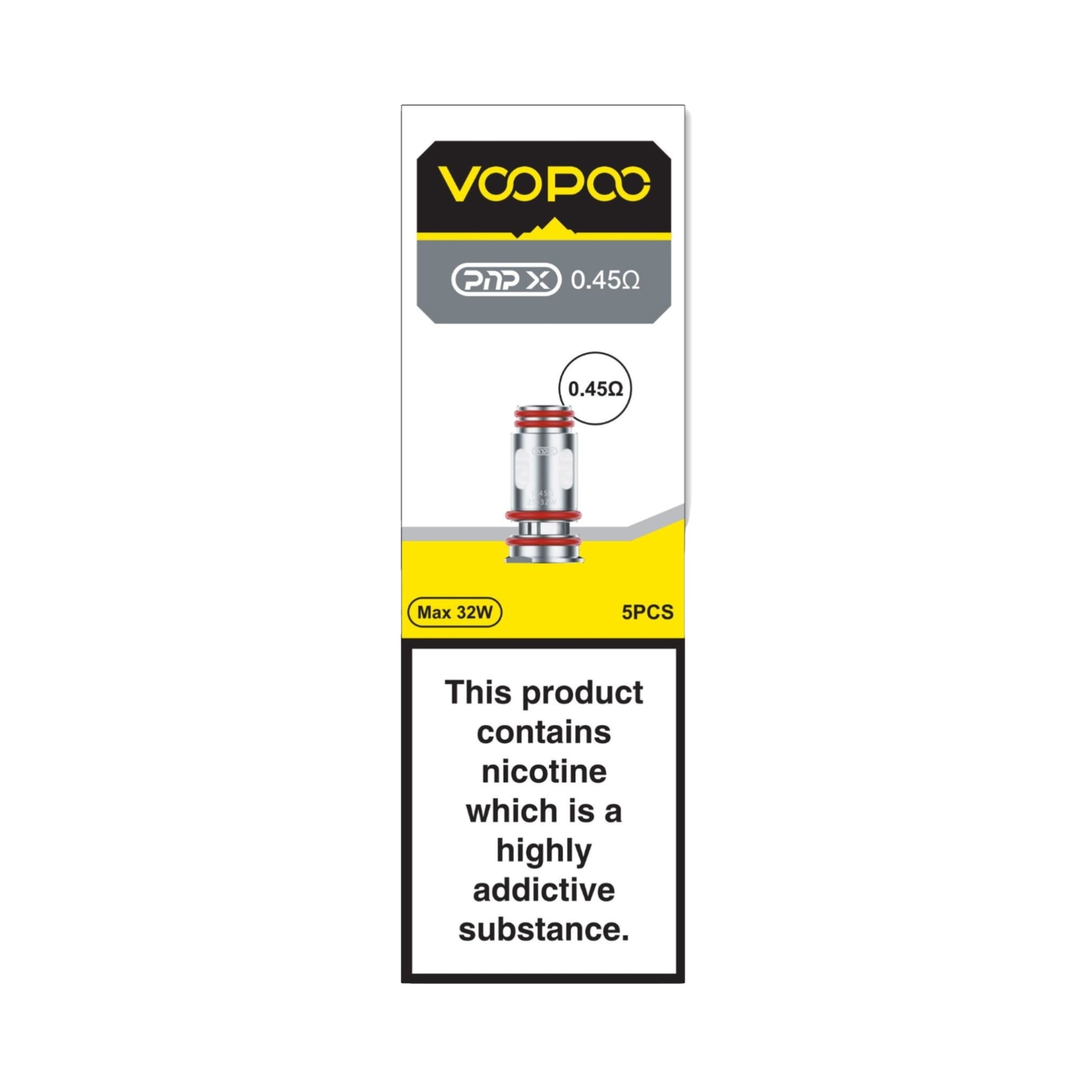 Voopoo PnP X Coils 0.45ohm 5pcs