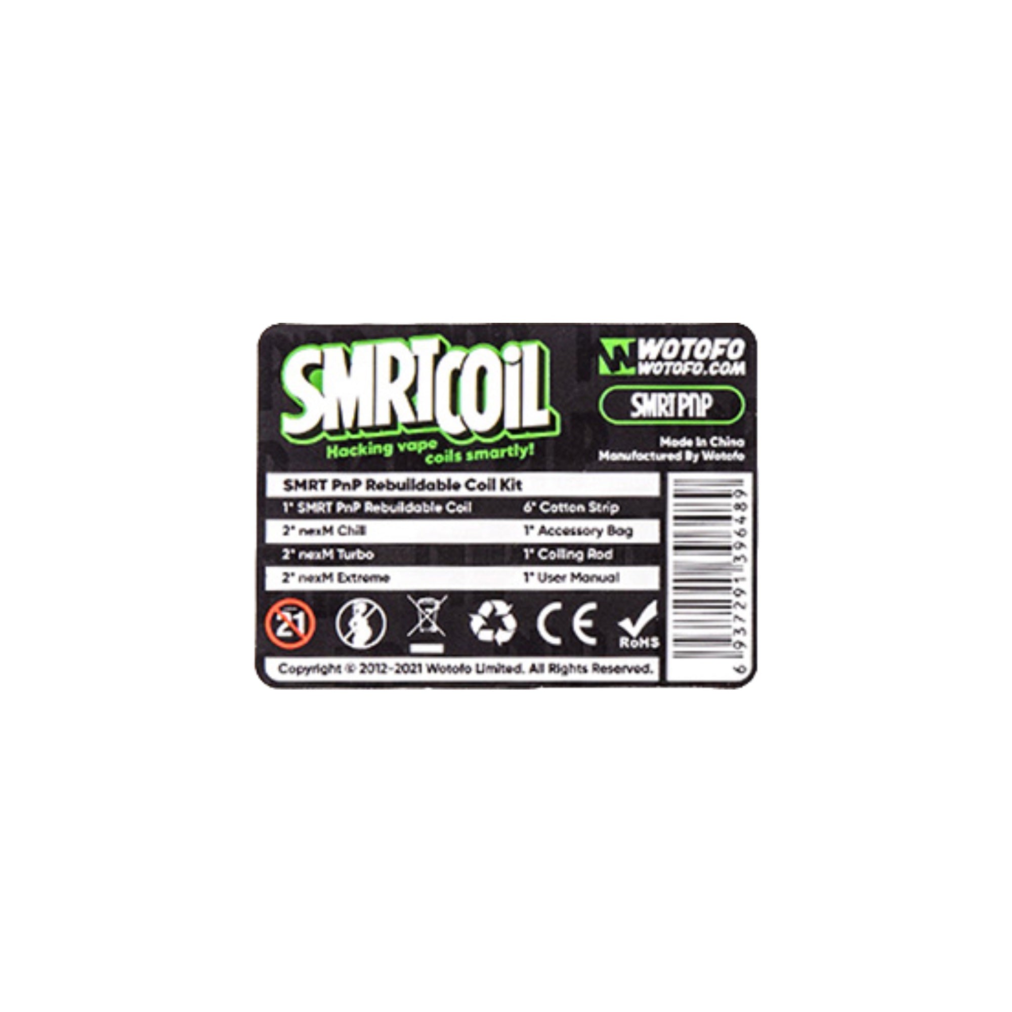 SMRT PnP Rebuildable Coil Kit