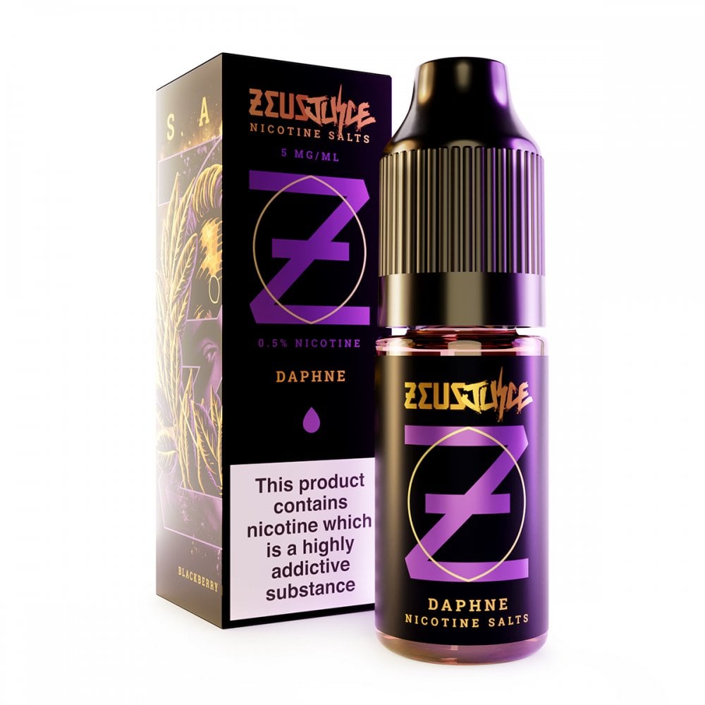 Zeus Juice Daphne Nic Salts in a 10ml Bottle Size