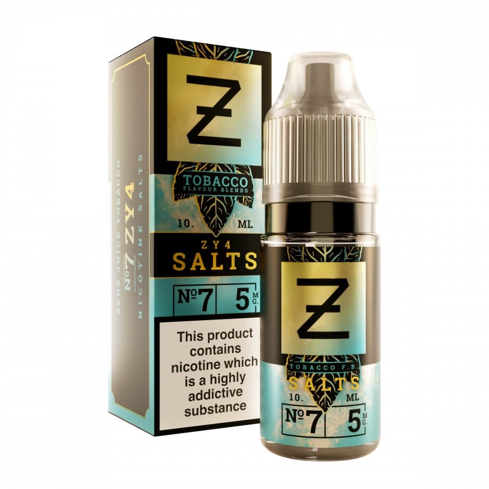 Zeus Juice ZY4 Tobacco Nic Salts in a 10ml Bottle Size